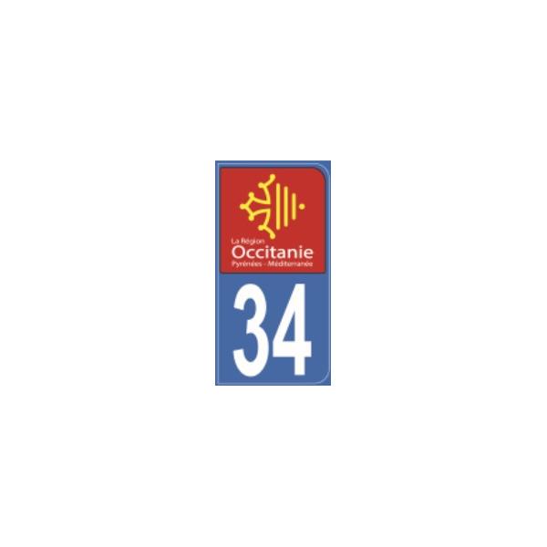 34 - AUTOCOLLANT DEPARTEMENT 34
