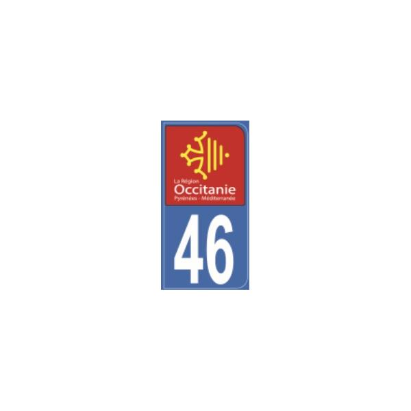 46 - AUTOCOLLANT DEPARTEMENT 46