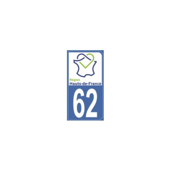 62 - AUTOCOLLANT DEPARTEMENT 62
