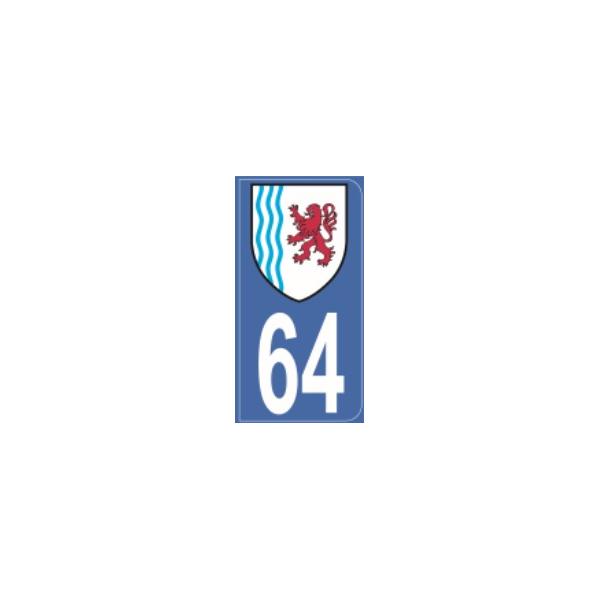 64 - AUTOCOLLANT DEPARTEMENT 64