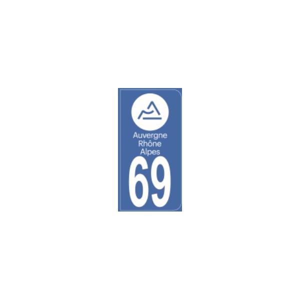 69 - AUTOCOLLANT DEPARTEMENT 69
