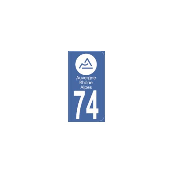 74 - AUTOCOLLANT DEPARTEMENT 74 Logo RH