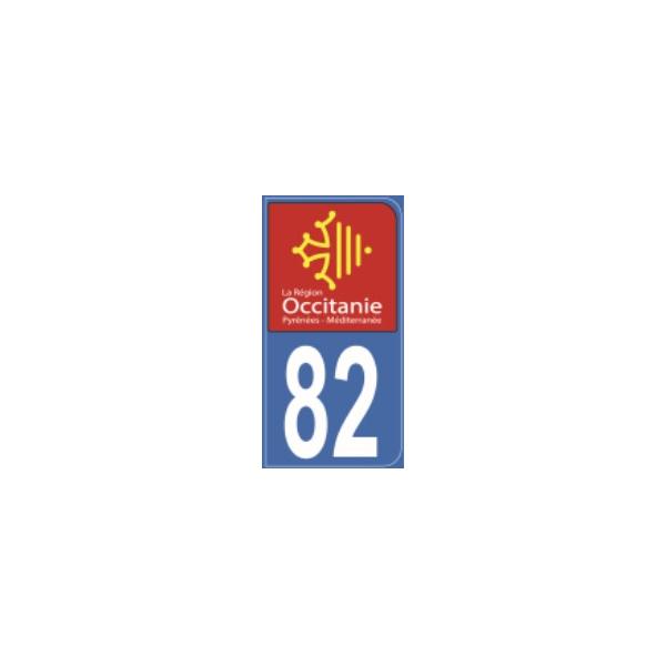 82 - AUTOCOLLANT DEPARTEMENT 82