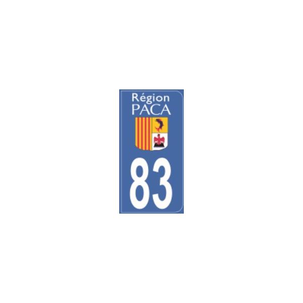 83 - AUTOCOLLANT DEPARTEMENT 83
