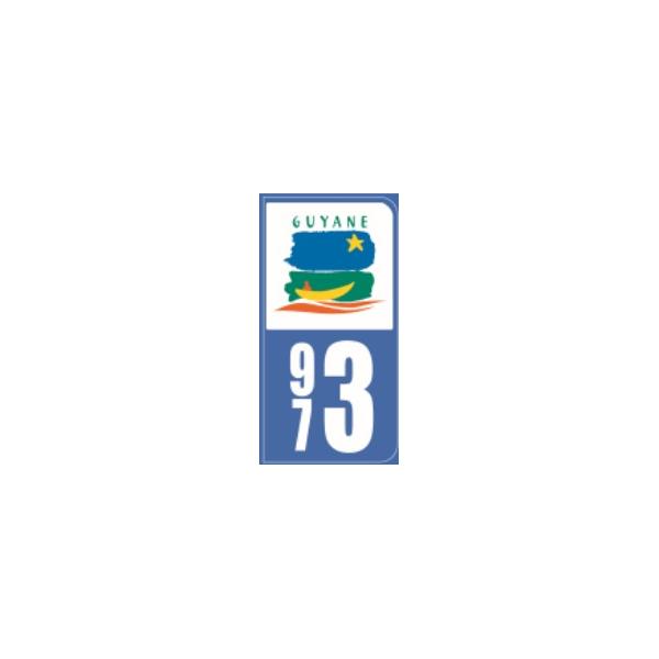 97.3 - AUTOCOLLANT DEPARTEMENT 973
