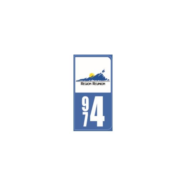 97.4 - AUTOCOLLANT DEPARTEMENT 974