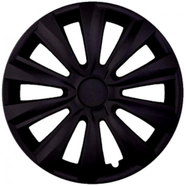 1018 - ENJOLIVEUR DE ROUE DELTA BLACK 16 - Unité ou sac de 20 pièces