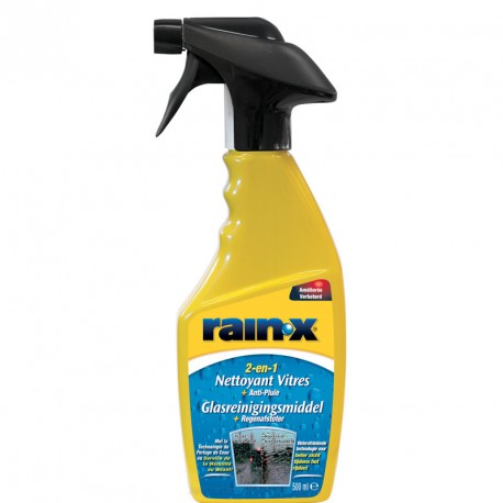 RX26043 - 2 en 1 NETTOYANT VITRES DEPERLANT - Flacon 500 ml