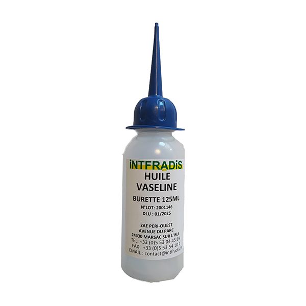 Huile de vaseline en burette 125 ml