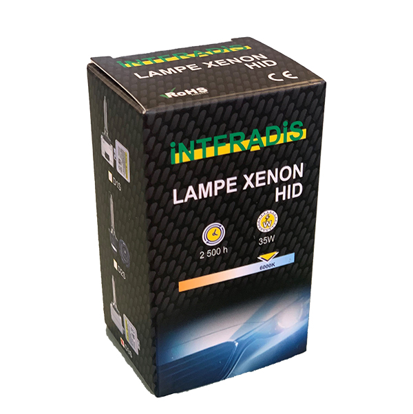 LAMPE XENON D1S 85V 35W 12V - 6000K - INTFRADIS