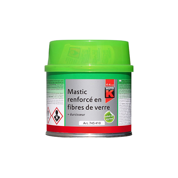 4CR Mastic fibre de verre vert 250g -  SA