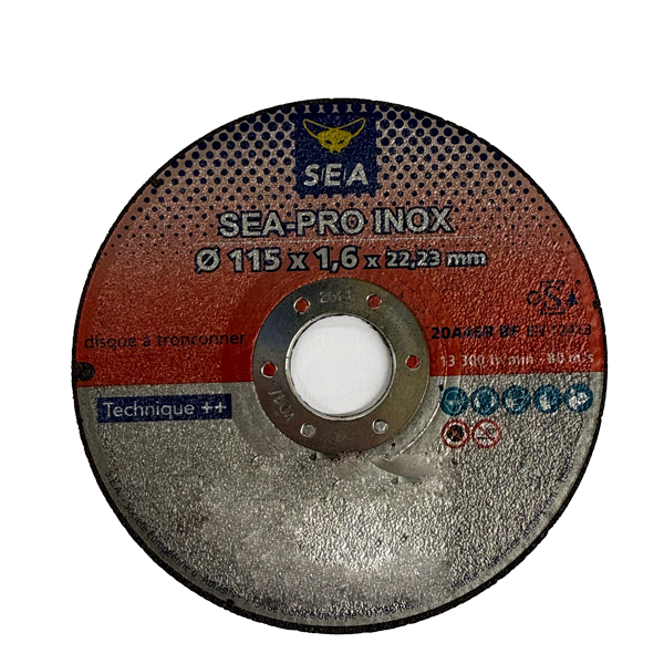 1651 - DISQUE A TRONCONNER DIAM 115 X 22 X 1.6 - PLAT