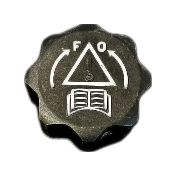 50.93BL - BOUCHON DE VASE D'EXPANSION 1.0 BAR PSA - Symbole rouge