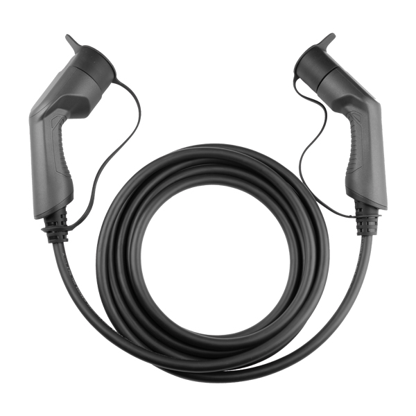 2165 - Câble de charge sur borne Type 2 pour véhicule Type 2 - 32Amp 22kw Triphasé - 5 mètres