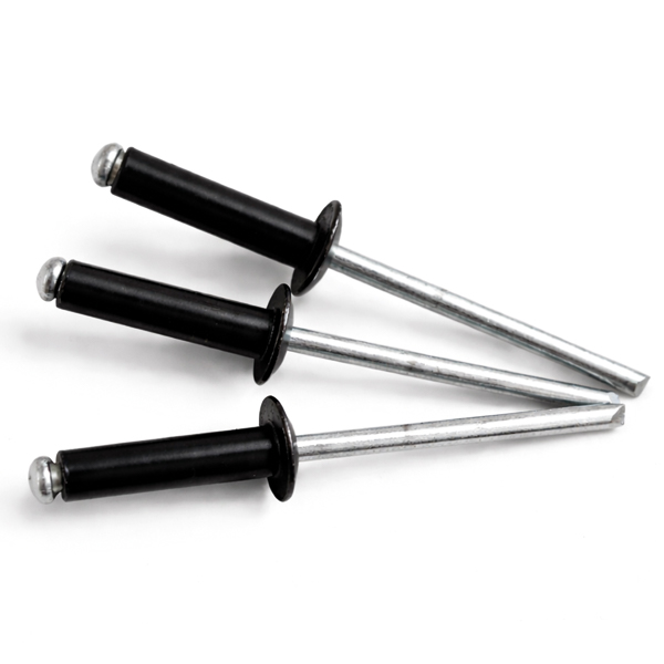 502011 - rivet noir alu 4 x 16 mm - par 50
