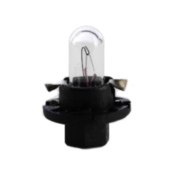 LAMPE TEMOIN 12V. 1,2W culot BAX10s NOIR B8,3d - INTFRADIS