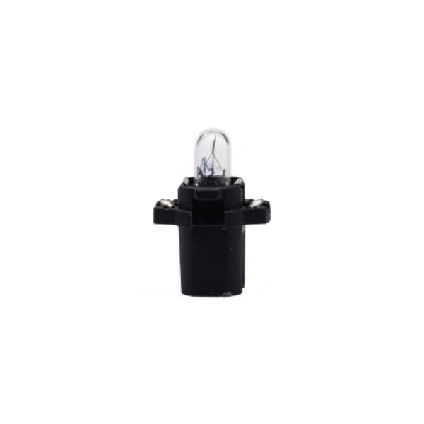 LAMPE TEMOIN 12V. 1,2W culot BAX10s NOIR B8,3d - INTFRADIS