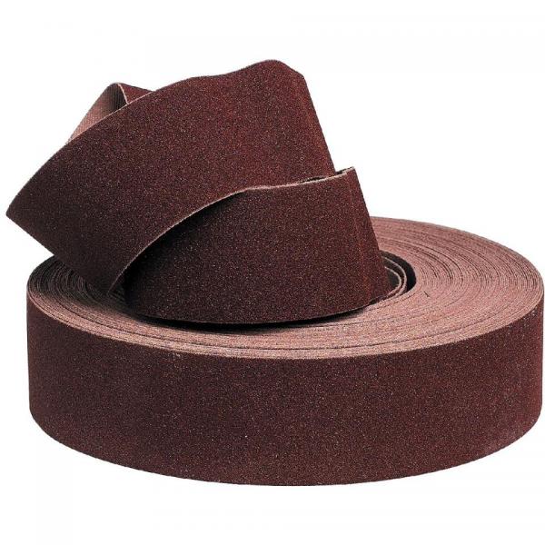 GEB - Rouleau d'atelier toile abrasive grain 80 en rouleau de 38mmx25m en  boîte dévidoir réf. 836002