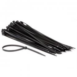 071V - COLLIER NYLON NOIR 370 mm x 4.8 mm