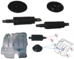 1999BL - FIXATION DE CACHE MOTEUR PSA
