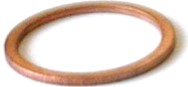 406BL - JOINT CUIVRE PLAT diam.22 - Blister de 4