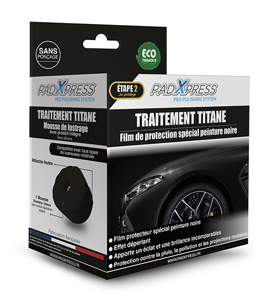 PC520 - TRAITEMENT TITANE - Film de protection peinture noire