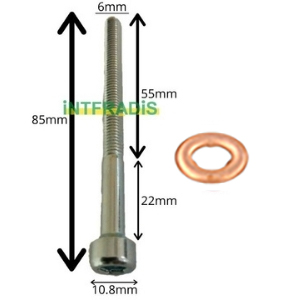 10459CO - KIT VIS + JOINT INJECTEUR MERCEDES 4, 5, 6 CYLINDRES - sachet