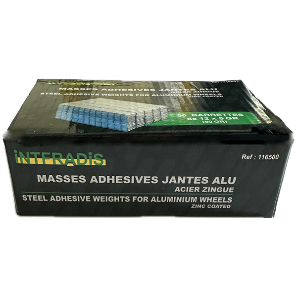 116500 - BOITE 50 BARETTES ADHESIVE FER 5G*12