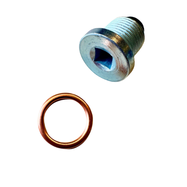 30008BL - KIT BOUCHON DE CARTER MAGNETIQUE + JOINT FIAT - DIAM. M18X150x23