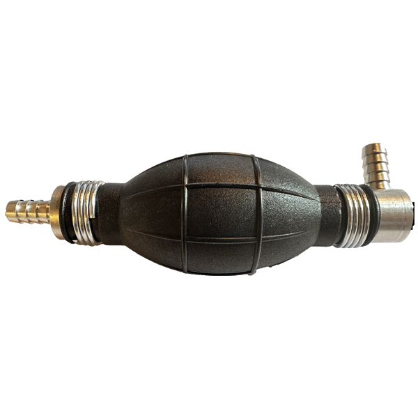 10183 - pompette poire 1 entree coudée + clapet anti-retour - Diam. 8