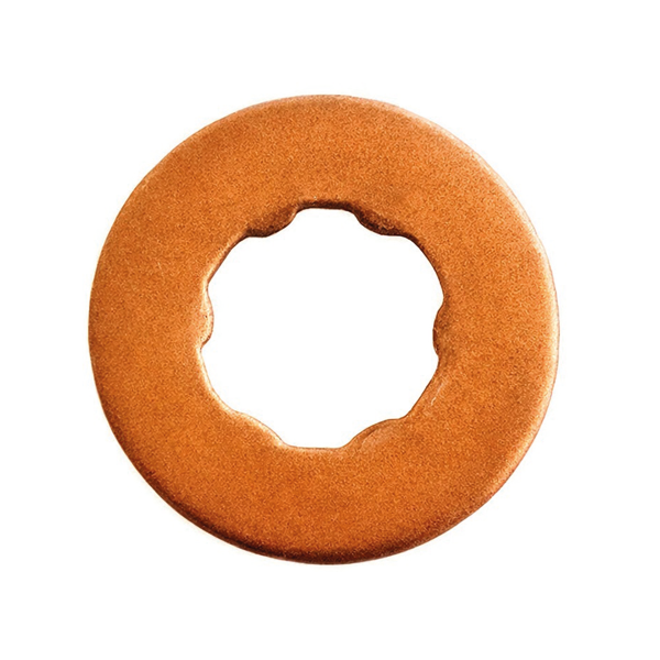 10490BL - Joint d'injecteur VAG - 12,3 x 7 x 2,5 6 dents sachet de 4