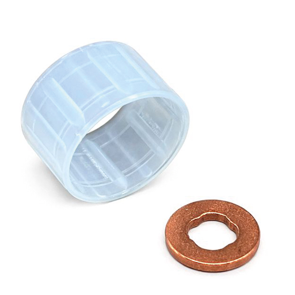 10148 - KIT JOINT INJECTEUR PSA (4 dents) 15 x 7,7 x 2 mm + BAGUE 20,5 x 23 x 14,5 mm - sachet