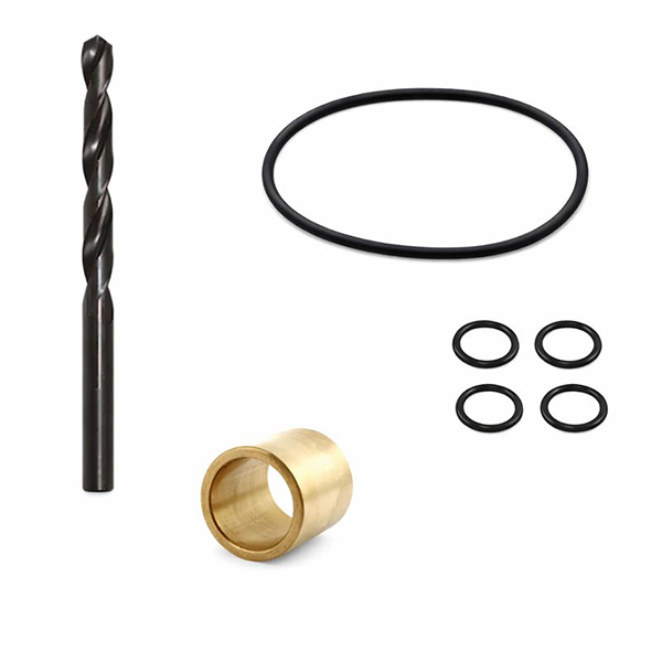 10319 - KIT DE REPARATION COUVERCLE POMPE A INJECTION LUCAS - 1bague,1joint GM,4joints PM, 1foret