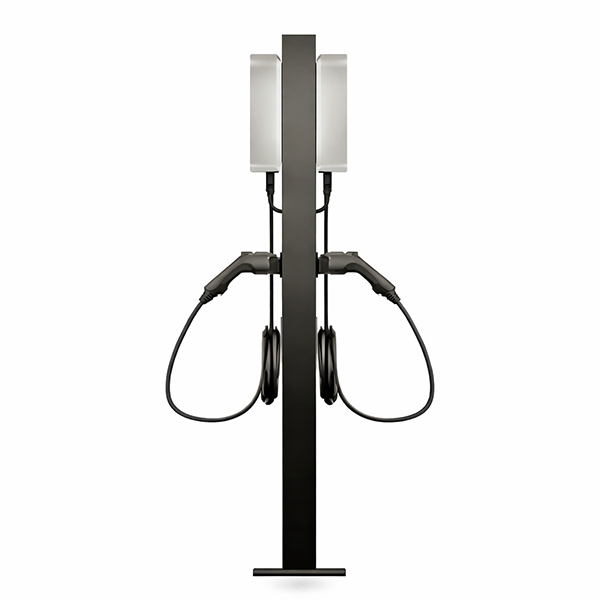 2198 - Poteau pour 2 bornes de charge VE