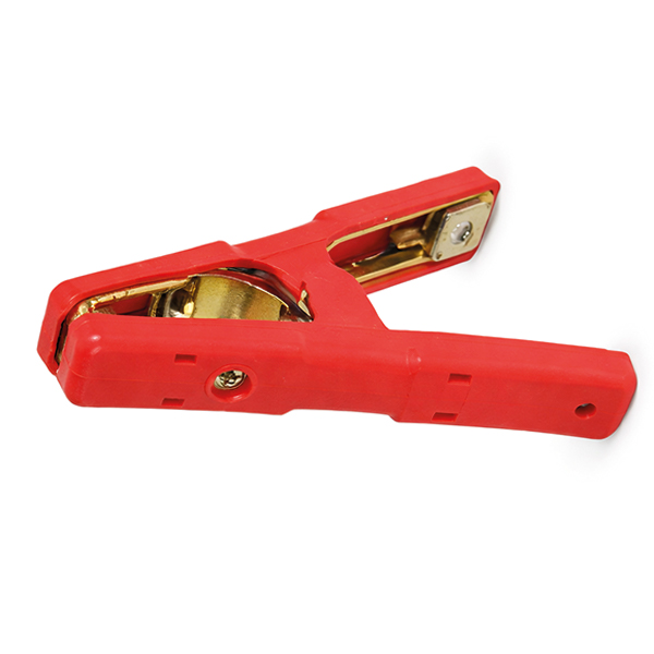 930 - PINCE BATTERIE LAITON 200 AMP. ROUGE
