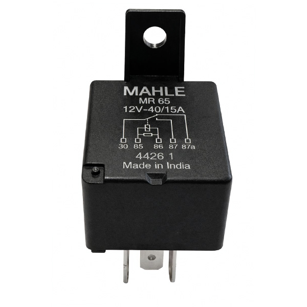 101.00BL - RELAIS 12V. 40AMP. 5 FICHES