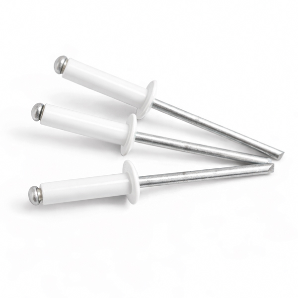 076V - RIVET BLANC ALU 4 x 20 mm - par 500