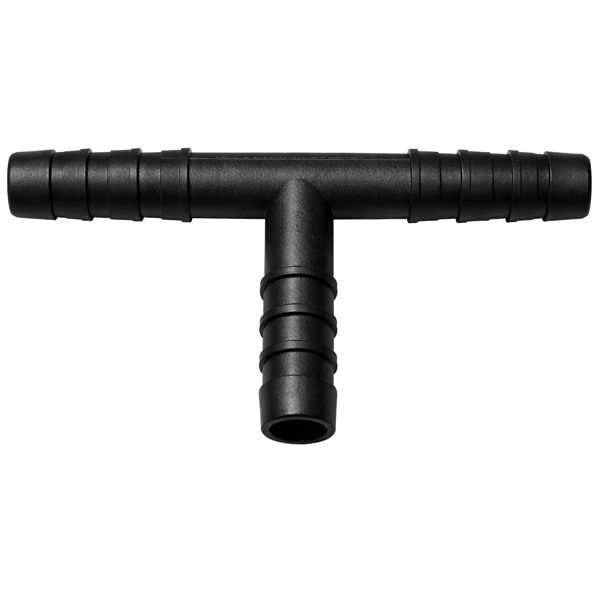 6048 - RACCORD PLASTIQUE EN T Diam. 4.8 x 4.8 x 4.8 L: 39mm